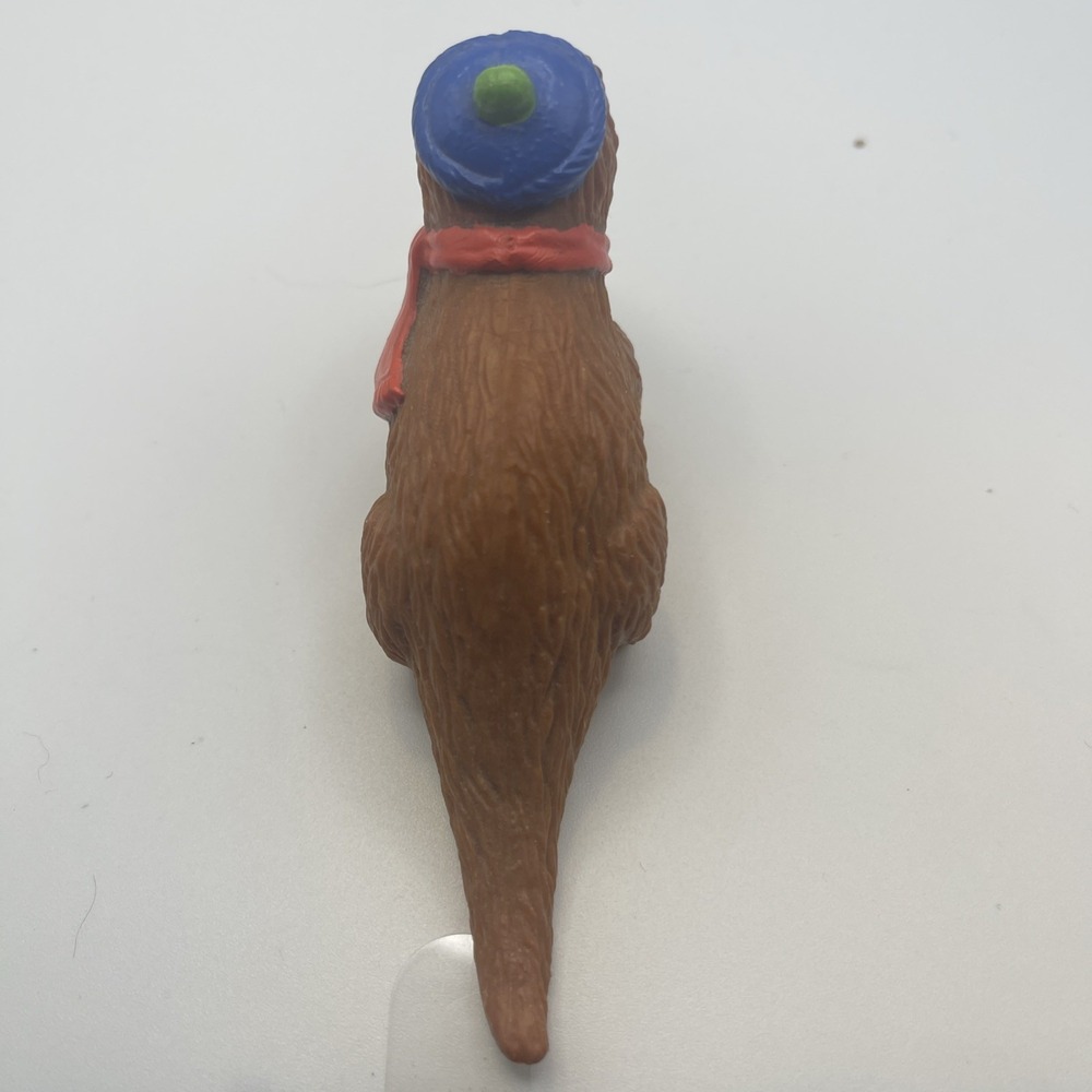 Snuffy Snuffleupagus With Hat Sesame Street Applause 1980s PVC Figure Vintage - Picture 7 of 13